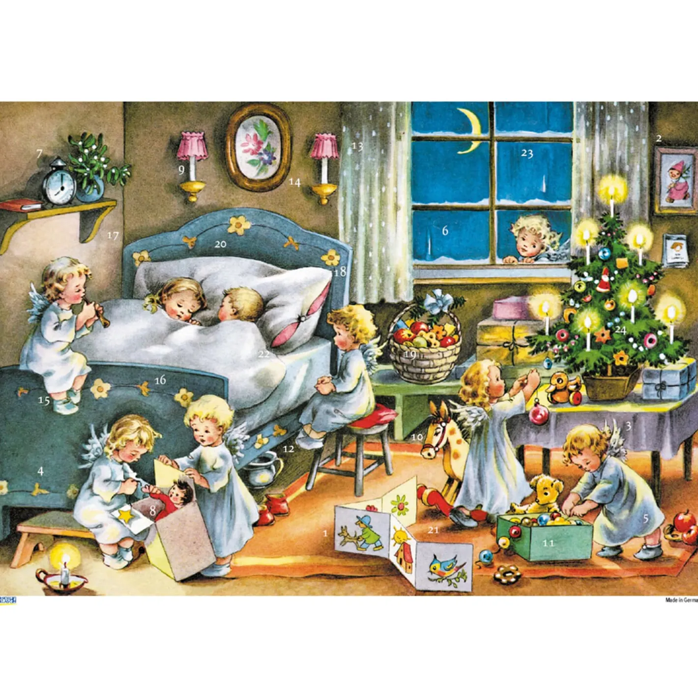 Adventskalender "Engel im Schlafzimmer" Outlet