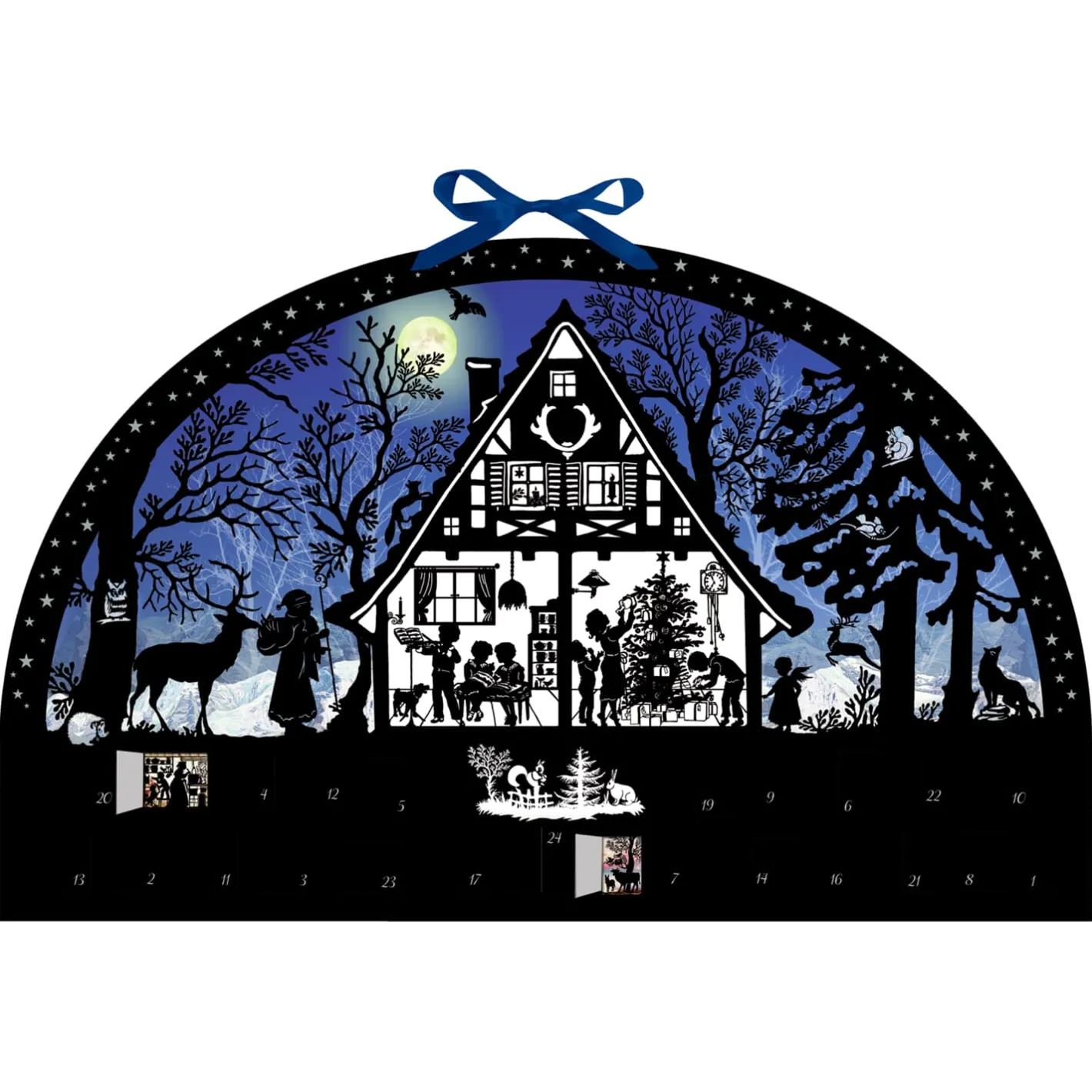 Adventskalender Lichterbogen "Weihnachtswald" Discount