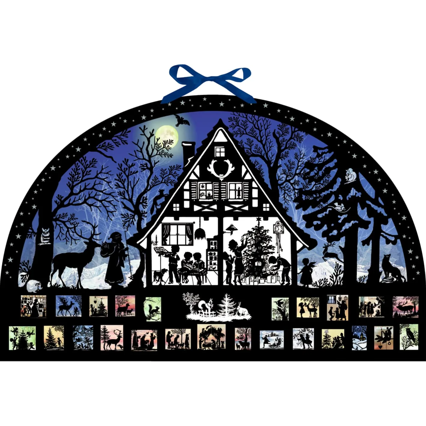 Adventskalender Lichterbogen "Weihnachtswald" Discount