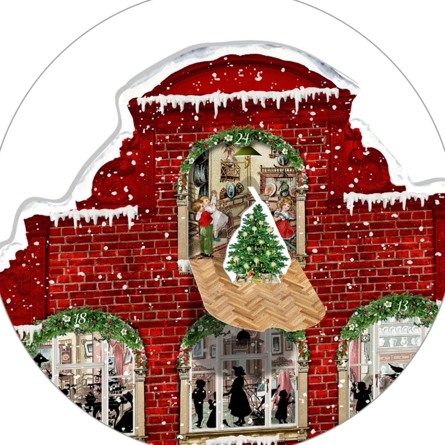 Adventskalender "Nostalgisches Weihnachtshaus" Discount