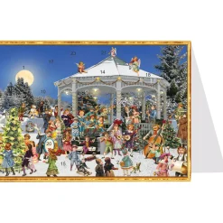 Adventskalender-Karte "Musikpavillon" Discount