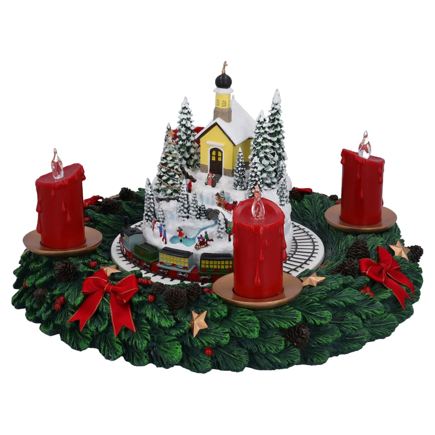 Adventskranz Winterdorf, Spieldose