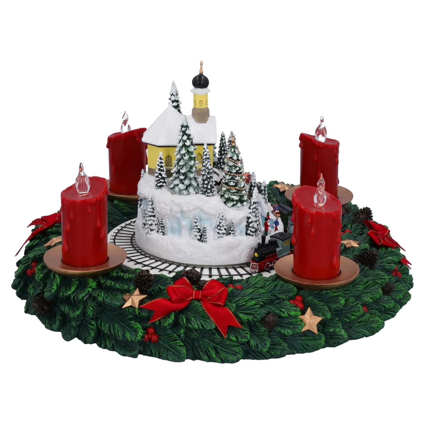 Adventskranz Winterdorf, Spieldose