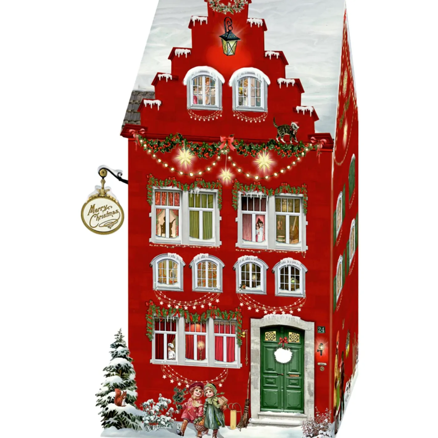 Aufstell-Adventskalender "Happy Christmas Home" Outlet