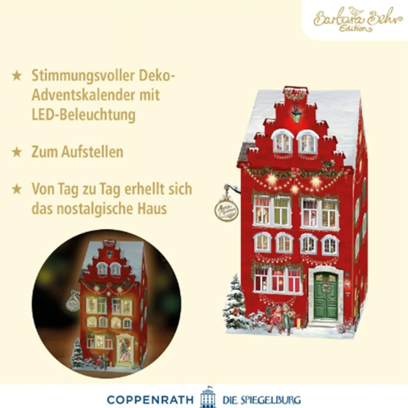 Aufstell-Adventskalender "Happy Christmas Home" Outlet
