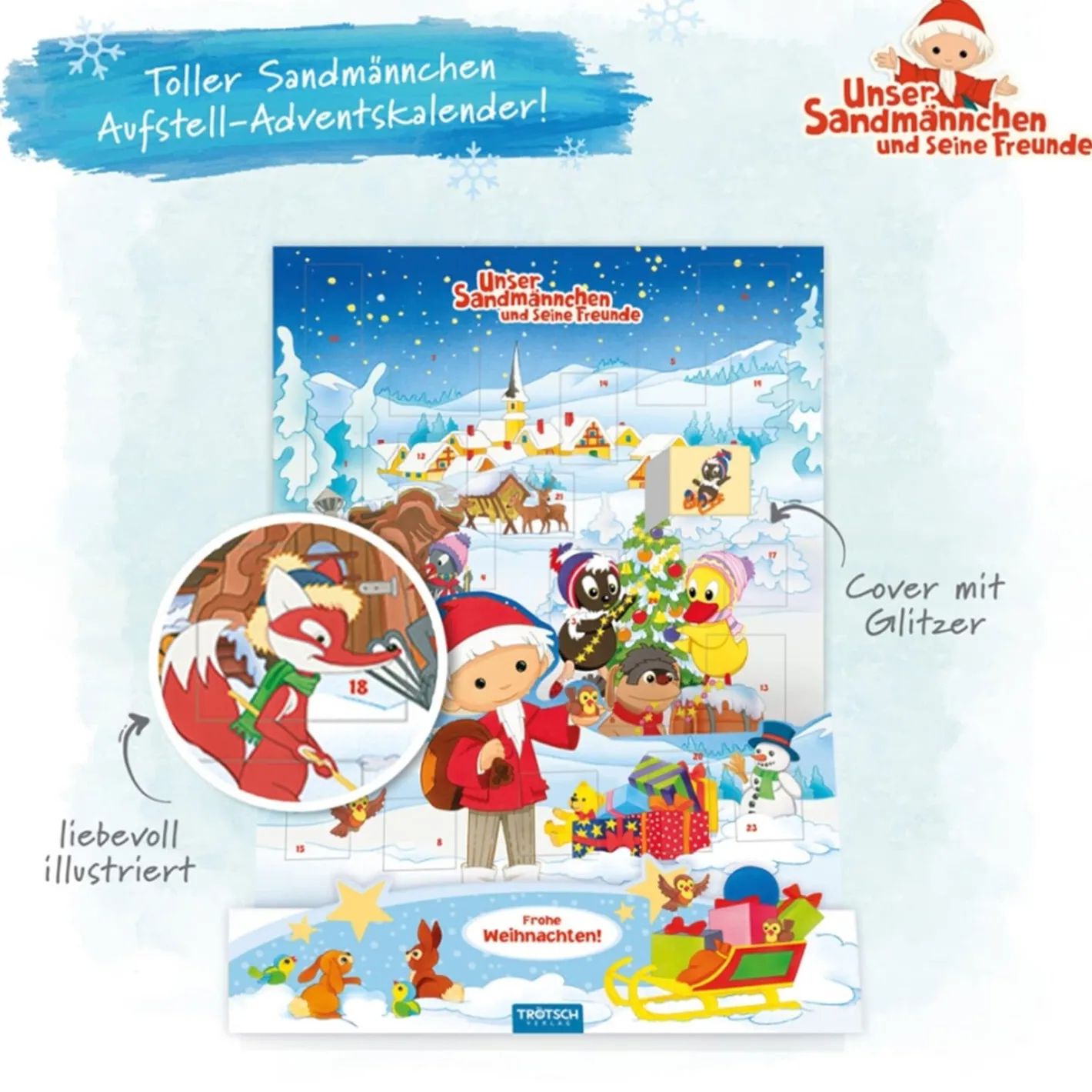 Trötsch Verlag Aufstell-Adventskalender "Sandmann" Outlet