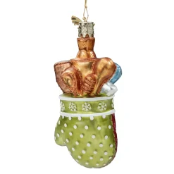 Poesie in Glas Backhandschuh mit Utensilien Hot