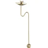 Balancelichthalter filigran, goldfarben New
