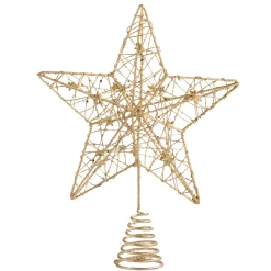 Baumspitze Stern mit kleinen Sternchen, gold Best