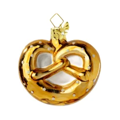 Poesie in Glas Bayerische Brezel klein New