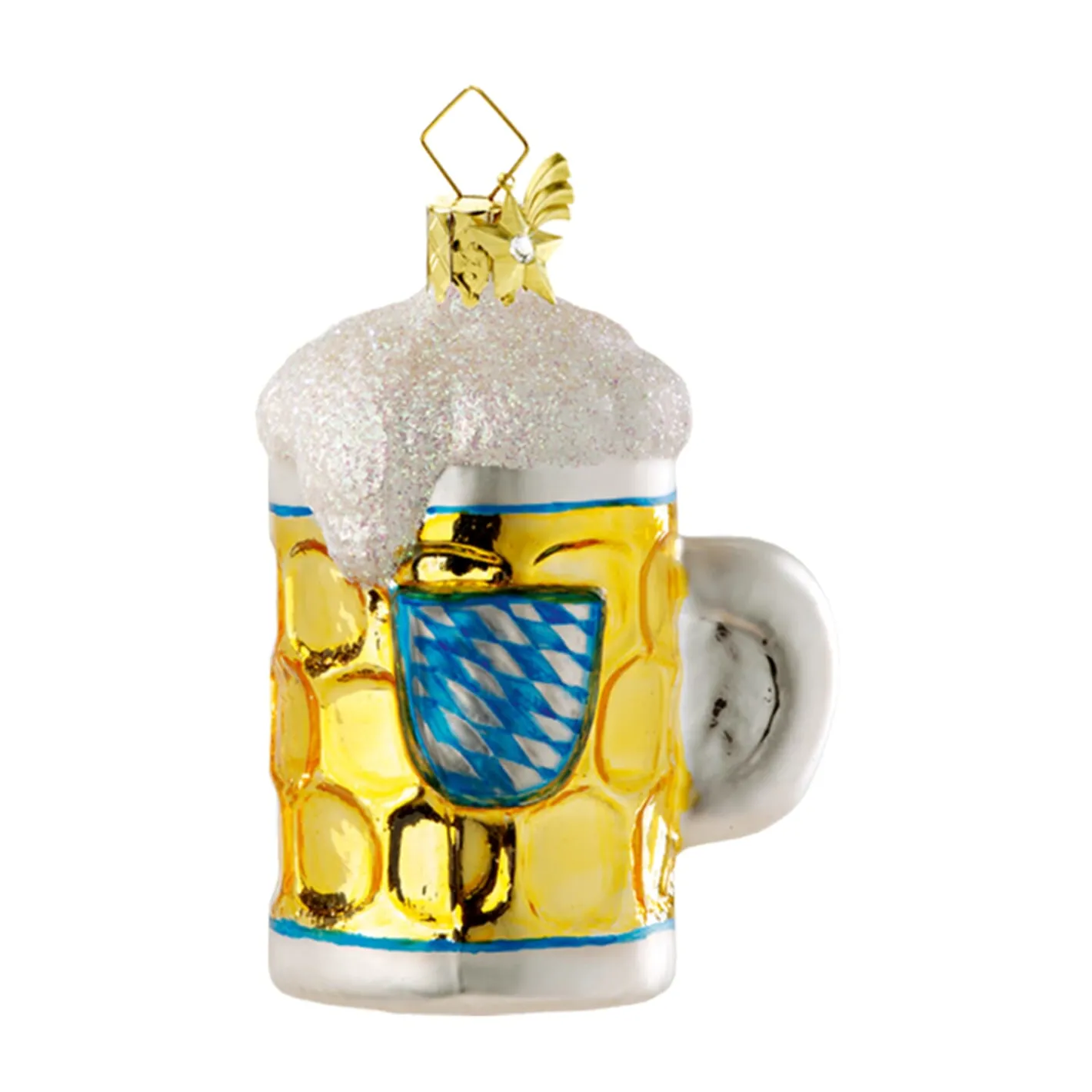 Poesie in Glas Bayerischer Bierkrug Hot