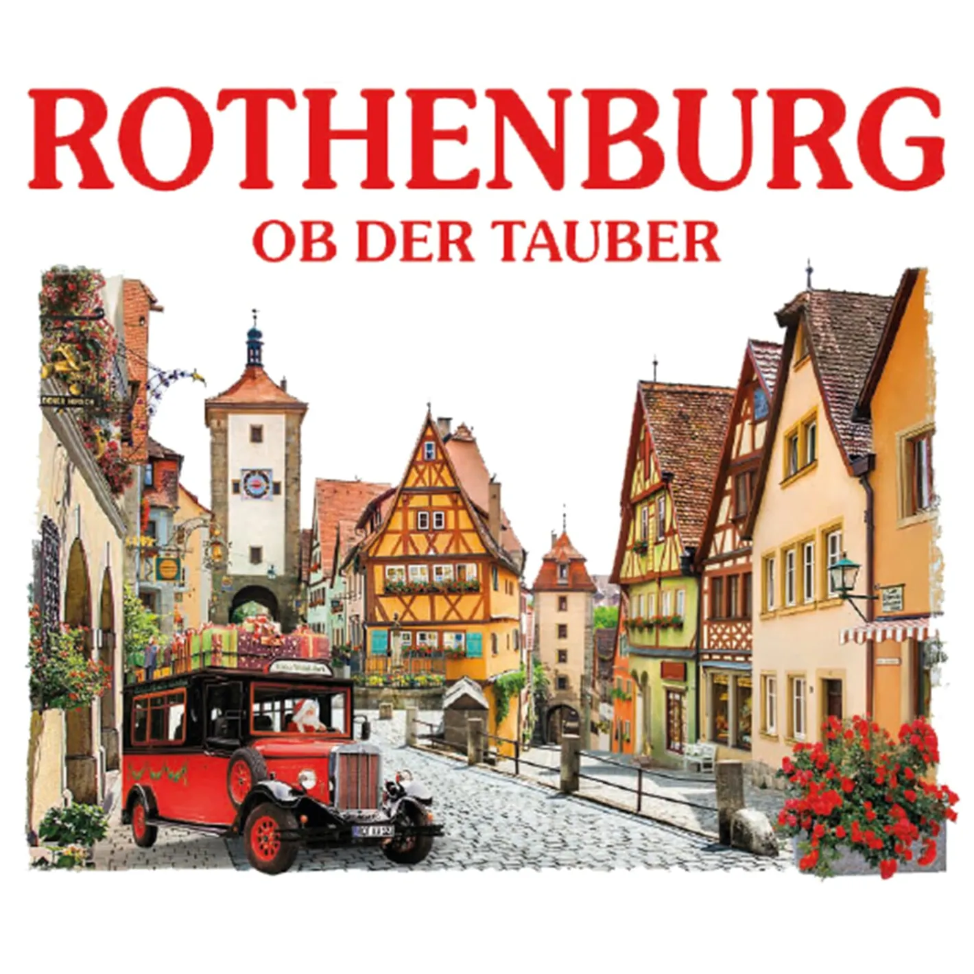 Bierglas "Silhouette Rothenburg", 0,5l Discount