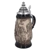 Bierkrug mit Zinndeckel "Rothenburg", natur, 0,5 Liter Sale