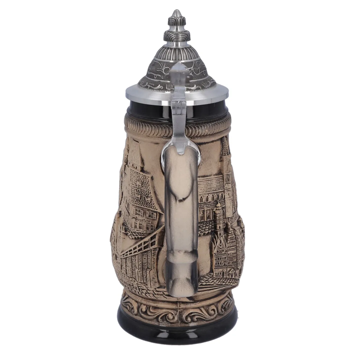 Bierkrug mit Zinndeckel "Rothenburg", 0,25 Liter Outlet