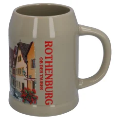 Bierkrug "Silhouette Rothenburg", 0,5 l Hot