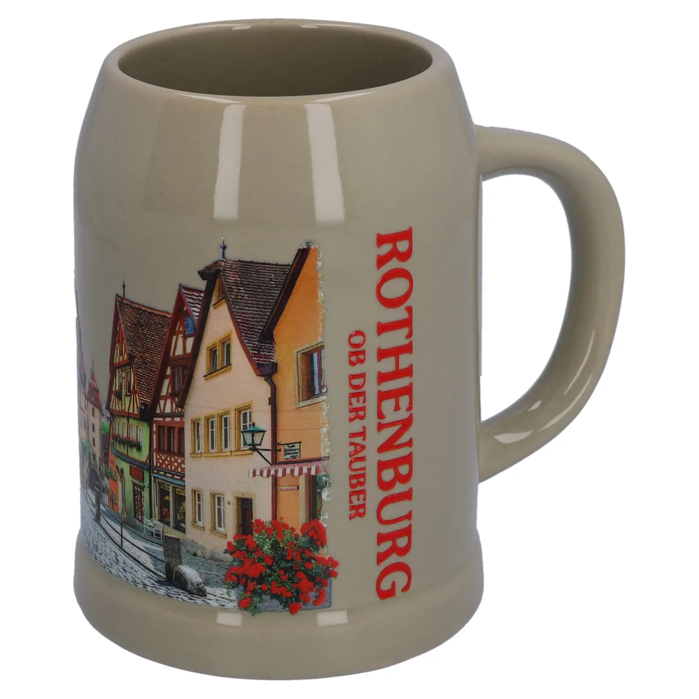 Bierkrug "Silhouette Rothenburg", 0,5 l Hot