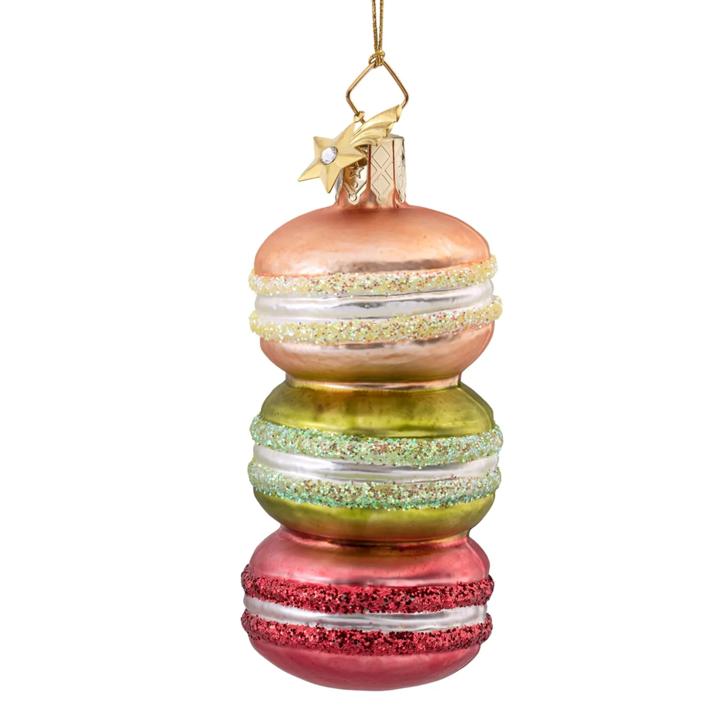 Poesie in Glas Bunte Macarons Hot