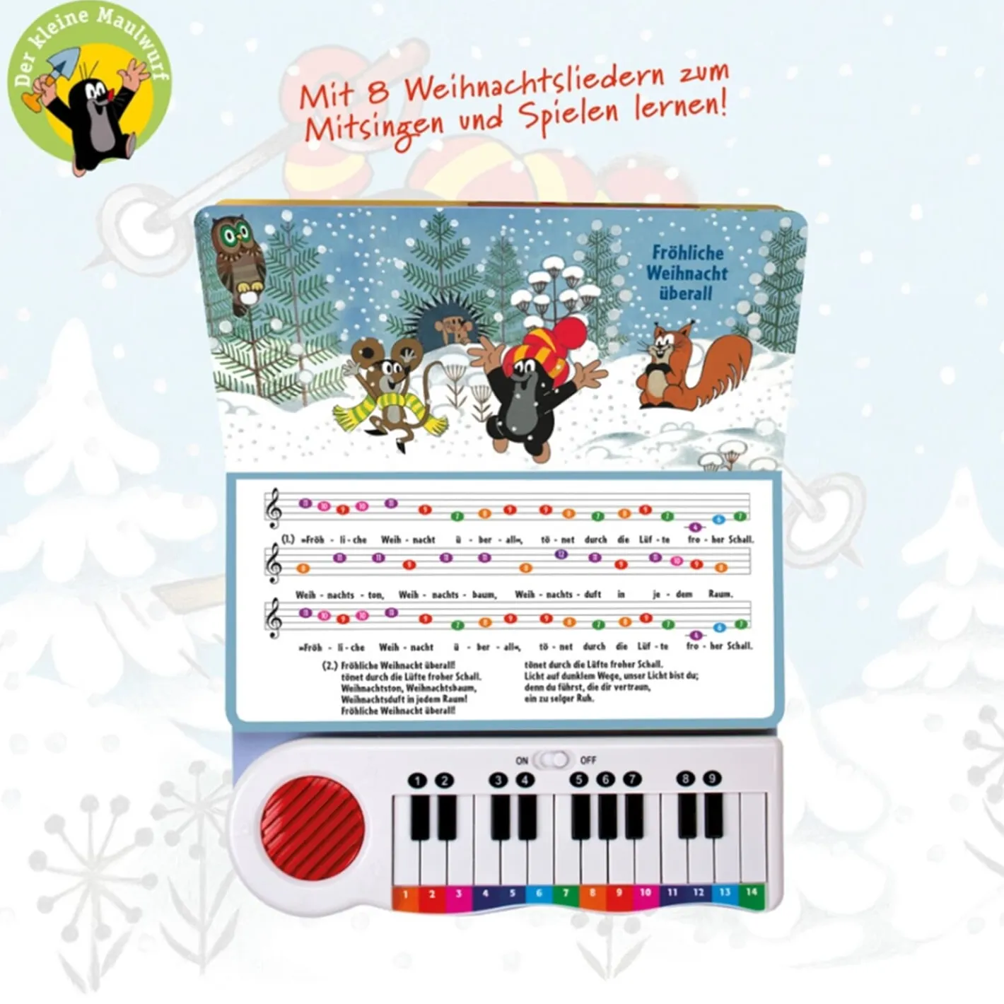 Trötsch Verlag Der kleine Maulwurf Klavierbuch "Meine ersten Weihnachtslieder" Online
