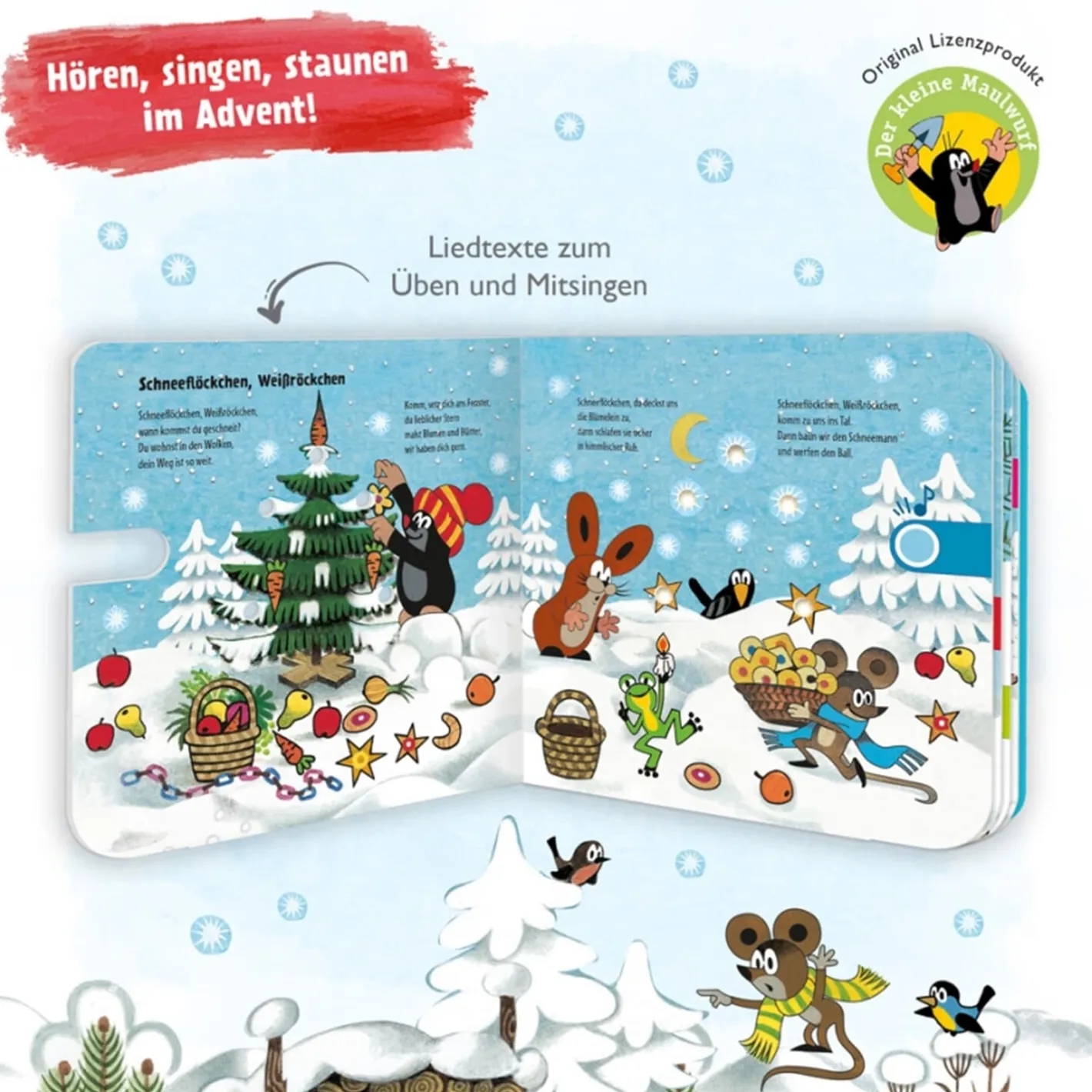 Trötsch Verlag Der kleine Maulwurf Soundbuch "Zauberhafte Weihnachten" Sale