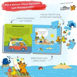 Trötsch Verlag Die Maus Puzzlebuch quadratisch Best