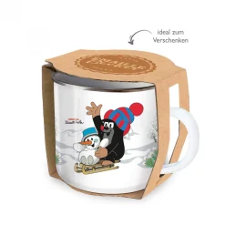 Trötsch Verlag Emailletasse "Maulwurf im Winter" Clearance