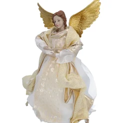 Engel, beige/goldfarben, Standfigur Clearance