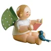 WENDT & KÜHN Engel mit Buch und Vogel, sitzend Sale