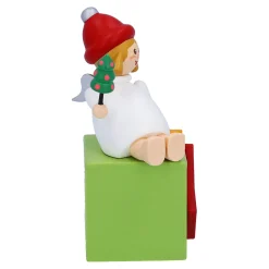 Käthes Original Engel mit Geschenkpäckchen 