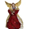 Engel, rot/goldfarben, Standfigur Best