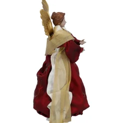 Engel, rot/goldfarben, Standfigur Best