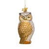 Poesie in Glas Eule gold-silber Clearance