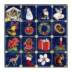 Familienspiel "Nostalgisches Weihnachtsbingo" Sale