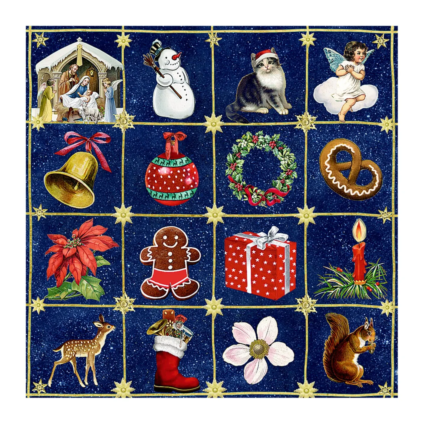 Familienspiel "Nostalgisches Weihnachtsbingo" Sale