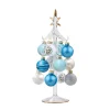 Glasbaum mit blauen Kugeln Discount