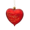 Poesie in Glas Glasherz "Grüße vom Weihnachtsmarkt" Sale