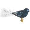 Poesie in Glas Glasvogel, dunkelblau Best