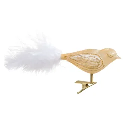 Poesie in Glas Glasvogel, gold-glimmer Hot