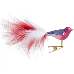 Poesie in Glas Glasvogel pink-lila Clearance