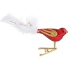 Poesie in Glas Glasvogel, rot Sale
