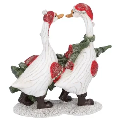 Gänsepaar mit Tanne Hot