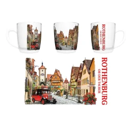 Henkelbecher "Silhouette Rothenburg" New