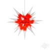 Herrnhuter Sterne Herrnhuter Papierstern, rot/weiß, 60 cm Clearance