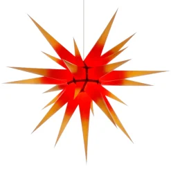 Herrnhuter Sterne Herrnhuter Papierstern, rot/gelb, 80 cm Online