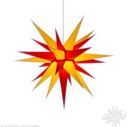 Herrnhuter Sterne Herrnhuter Papierstern, rot/gelb, 70 cm Online
