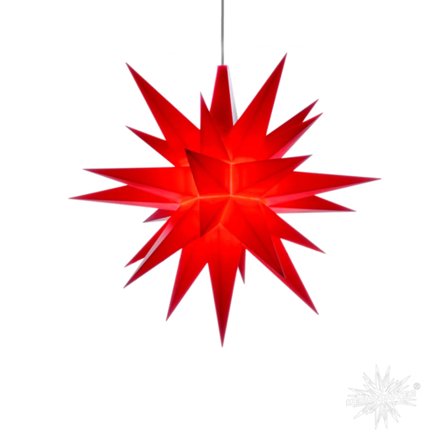 Herrnhuter Sterne Herrnhuter Stern, rot, 13 cm, Kunststoff Discount