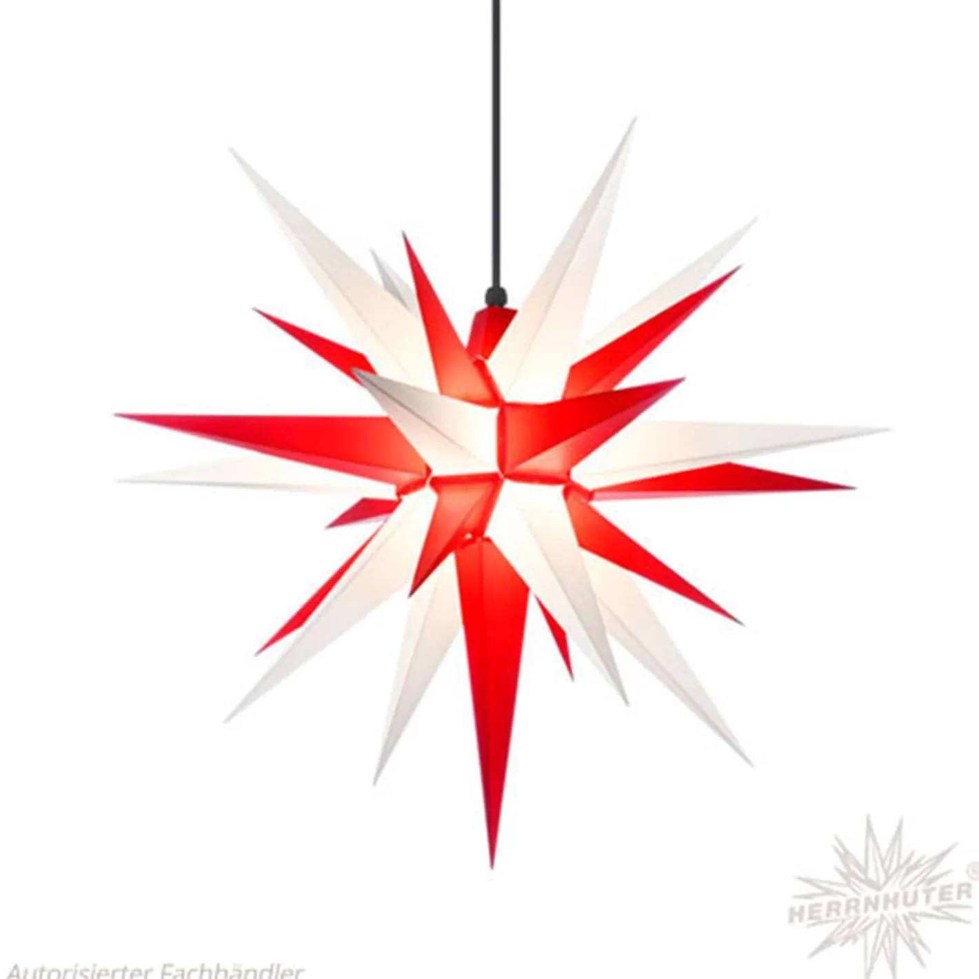 Herrnhuter Sterne Herrnhuter Stern, weiß-rot, 68 cm Online
