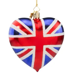 Poesie in Glas Herz Flagge Großbritannien Online