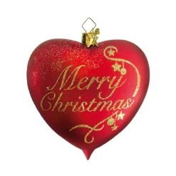Poesie in Glas Herz "Merry Christmas" Discount