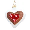 Herz weiß matt mit Lebkuchen Herz New