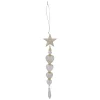 Herzkette mit Glimmer, champagner Clearance